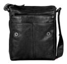 SPIKES & SPARROW Stan Flap Bag Black