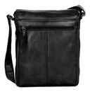 SPIKES & SPARROW Stan Flap Bag Black