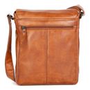 SPIKES & SPARROW Stan Flap Bag Brandy