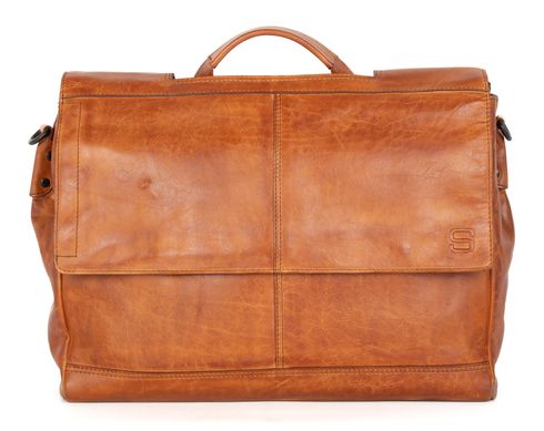 SPIKES & SPARROW Benzo Business Bag 15,6 Brandy