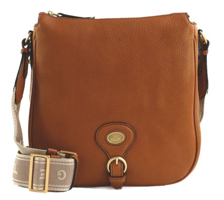 THE BRIDGE Isadora Crossbody Bag Cognac / Oro