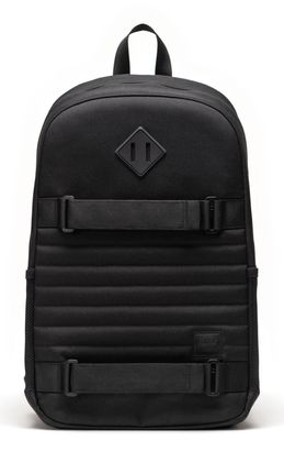Herschel Fleet Skate Backpack Black Herschel Fleet Skate Backpack Black