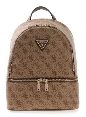 GUESS Follie Travel Small Backpack Latte Logo