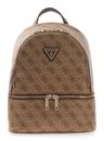GUESS Follie Travel Small Backpack Latte Logo