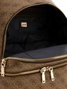 GUESS Follie Travel Small Backpack Latte Logo