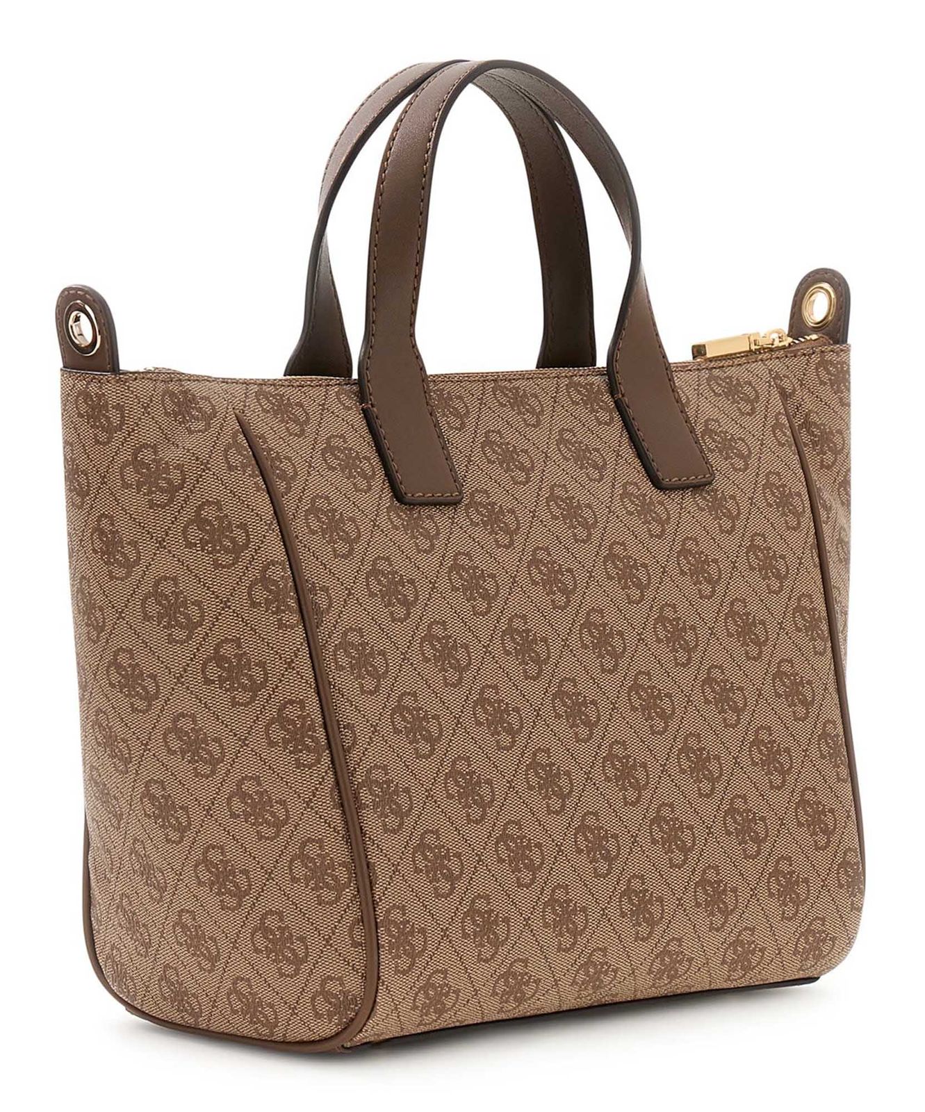 GUESS Follie Small Tote Bag Latte Logo GUESS Follie Small Tote Bag Latte Logo