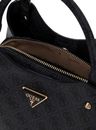 GUESS Meridian II Girlfriend Carryall Bag S Coal Logo