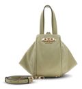 GUESS Anise Top Handle Pouch Sage Logo GUESS Anise Top Handle Pouch Sage Logo