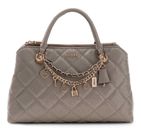 GUESS Libby Two Compartment Tote Dark Taupe