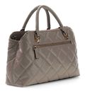 GUESS Libby Two Compartment Tote Dark Taupe