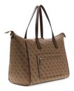 GUESS Latona Travel Carryon Tote L Latte Logo