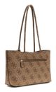 GUESS Janie Logo Girlfriend Carryall Latte Logo