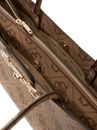 GUESS Janie Logo Girlfriend Carryall Latte Logo