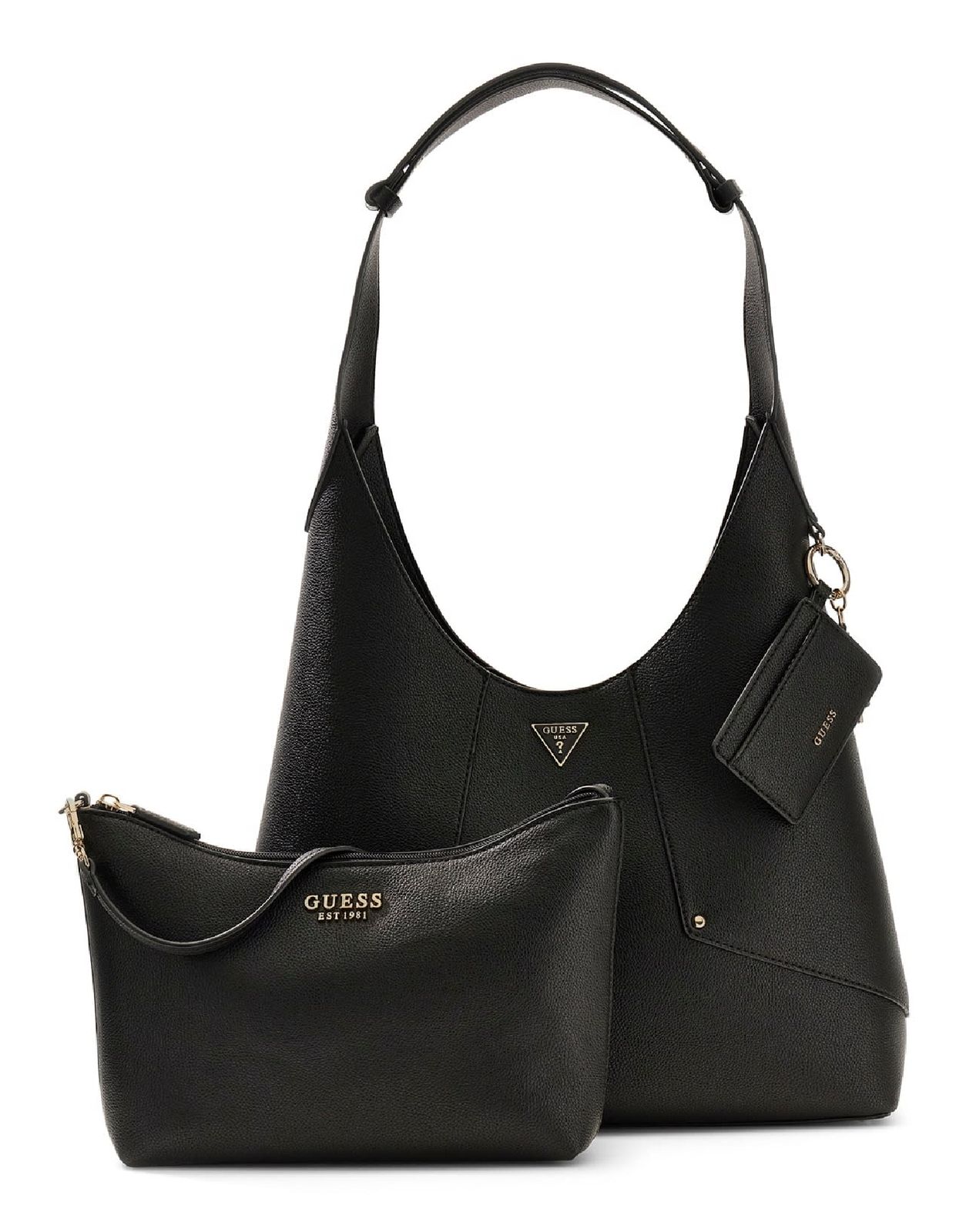 GUESS Darcy Hobo Bag Black