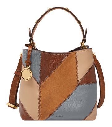 FOSSIL Jessie Bucket Crossbody Bag S Patchwork