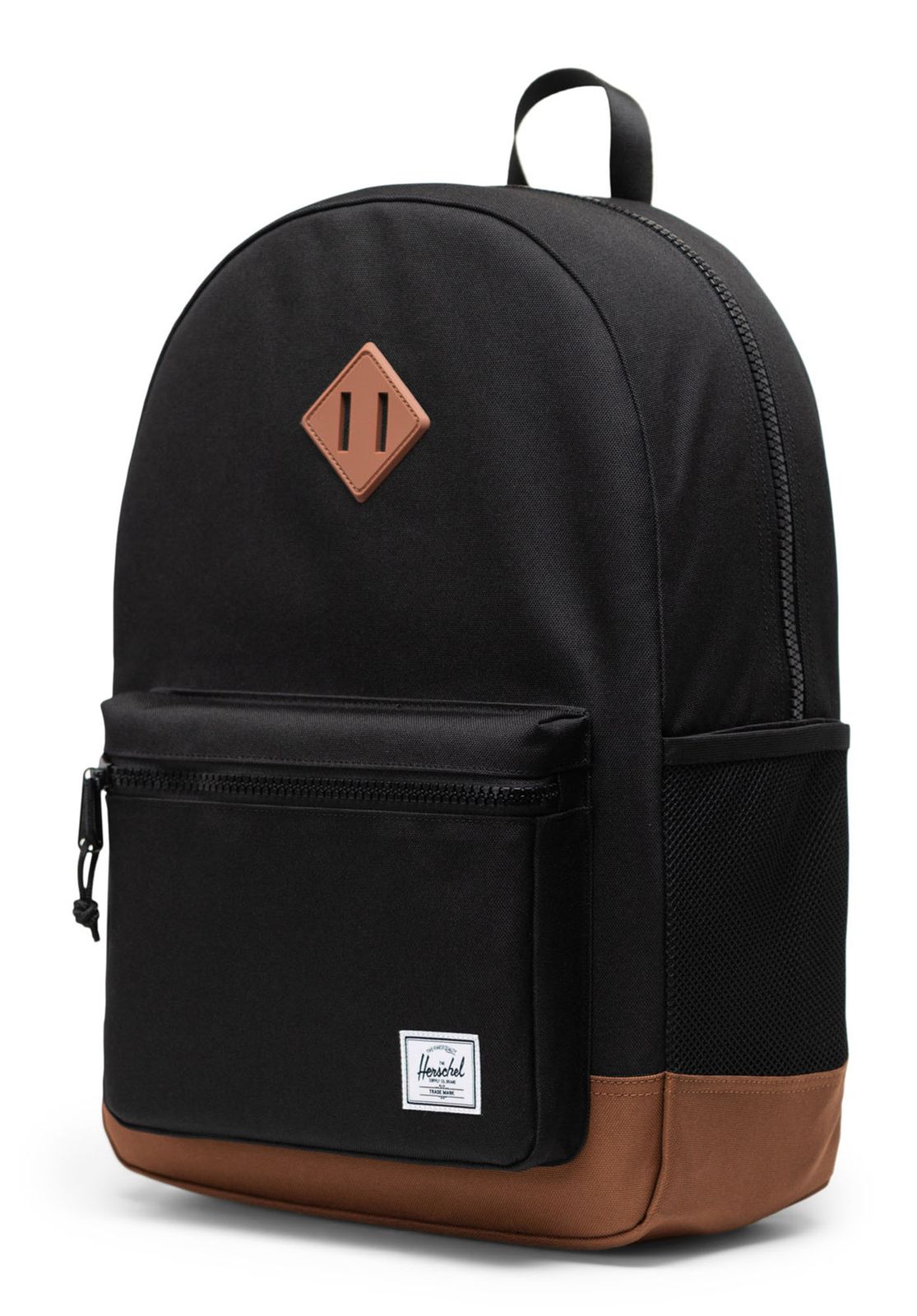Herschel Heritage Youth Backpack Black / Saddle Brown Herschel Heritage Youth Backpack Black / Saddle Brown
