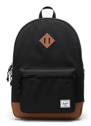 Herschel Heritage Youth Backpack Black / Saddle Brown