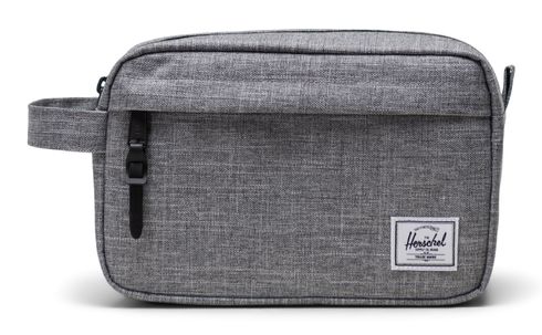 Herschel Chapter Travel Kit Raven Crosshatch