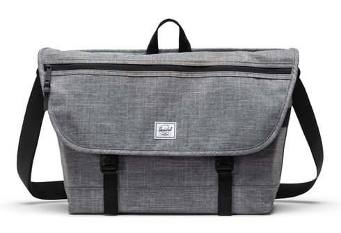 Herschel Cove Messenger L Raven Crosshatch