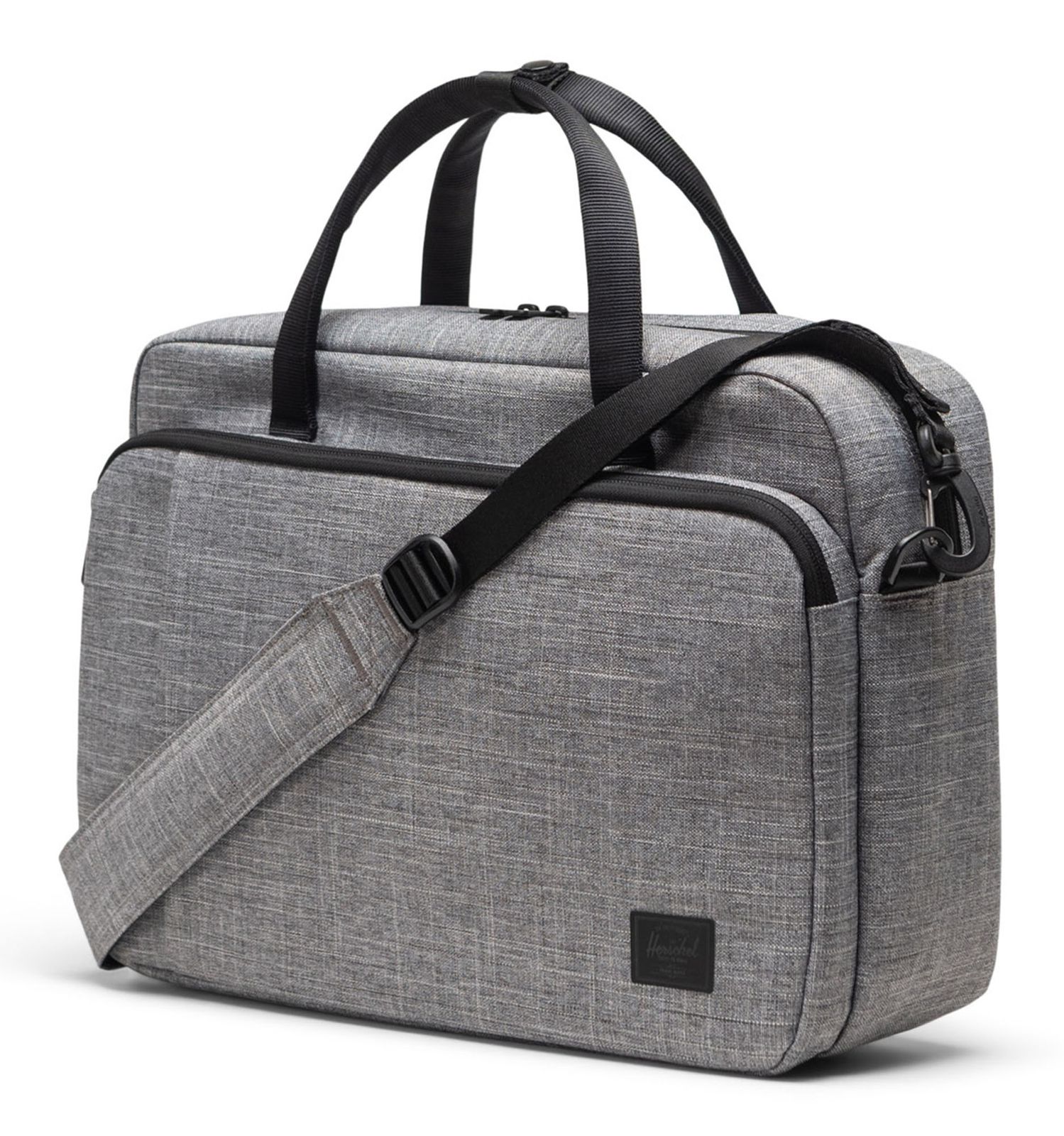 Herschel Gibson Messenger Tech Raven Crosshatch Herschel Gibson Messenger Tech Raven Crosshatch