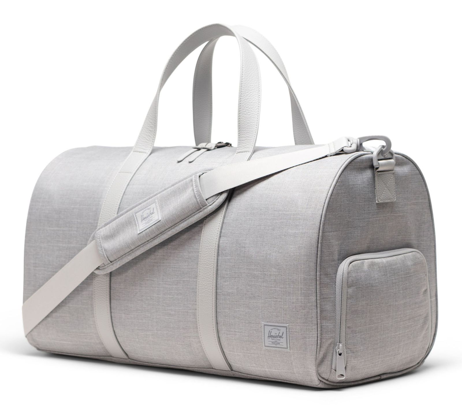 Herschel Novel Duffle M Grey Crosshatch Herschel Novel Duffle M Grey Crosshatch