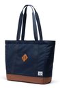 Herschel Heritage Tote Navy / Saddle Brown