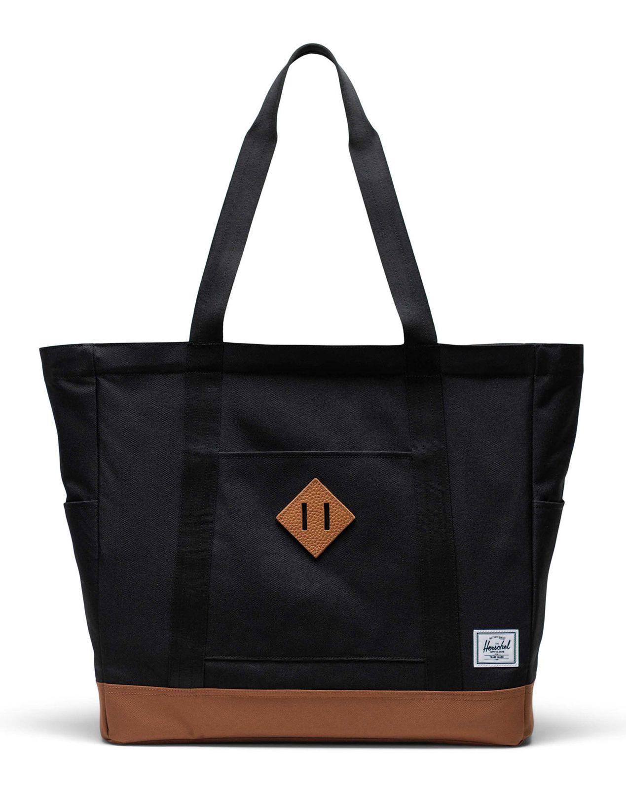 Herschel Heritage Tote Black / Saddle Brown