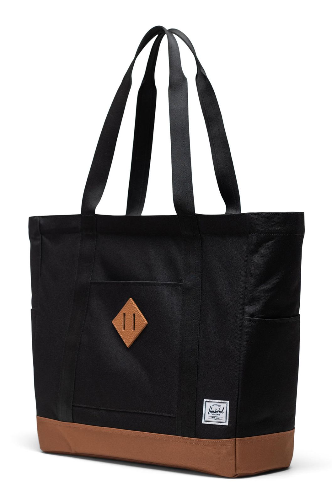 Herschel Heritage Tote Black / Saddle Brown Herschel Heritage Tote Black / Saddle Brown