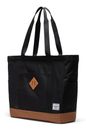 Herschel Heritage Tote Black / Saddle Brown Herschel Heritage Tote Black / Saddle Brown