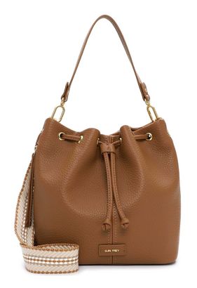 SURI FREY SFY Gray SC Drawstring Bag Sahara