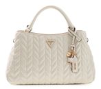 GUESS Cheryl Triple Compartment Satchel Stone