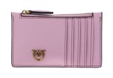 PINKO Airone Cardholder Light Pink + Antique Gold