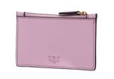 PINKO Airone Cardholder Light Pink + Antique Gold
