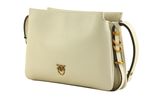 PINKO Triplet Mini Vitello Morbido White - Antique Gold PINKO Triplet Mini Vitello Morbido White - Antique Gold