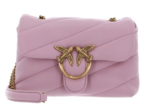 PINKO Love Puff Baby CL Sheep Nappa Light Pink + Antique Gold