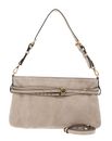 PINKO Belt Bag Classic Suede Beige - Smoke Grey - Antique Gold