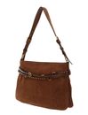 PINKO Belt Bag Big Suede Brown - Lion - Antique Gold