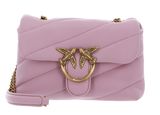 PINKO Love Puff Mini CL Sheep Nappa S Light Pink + Antique Gold