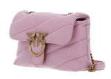 PINKO Love Puff Mini CL Sheep Nappa S Light Pink + Antique Gold