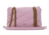PINKO Love Puff Mini CL Sheep Nappa S Light Pink + Antique Gold