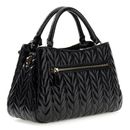 GUESS Cheryl Triple Compartment Satchel Black GUESS Cheryl Triple Compartment Satchel Black