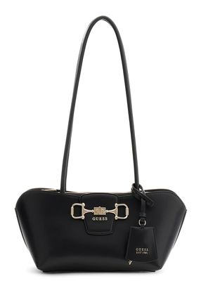 GUESS Janie Shoulder Satchel Bag Black
