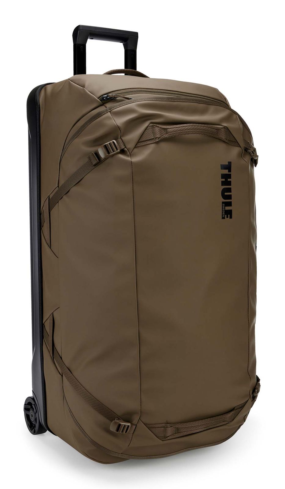 THULE Chasm Recycled Rolling Duffel 110L Deep Khaki THULE Chasm Recycled Rolling Duffel 110L Deep Khaki