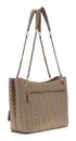 GUESS Cheryl Two Compartment Tote Dark Taupe