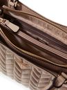 GUESS Cheryl Triple Compartment Satchel Dark Taupe GUESS Cheryl Triple Compartment Satchel Dark Taupe