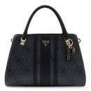 GUESS Noelle II Luxury Satchel Coal Logo
