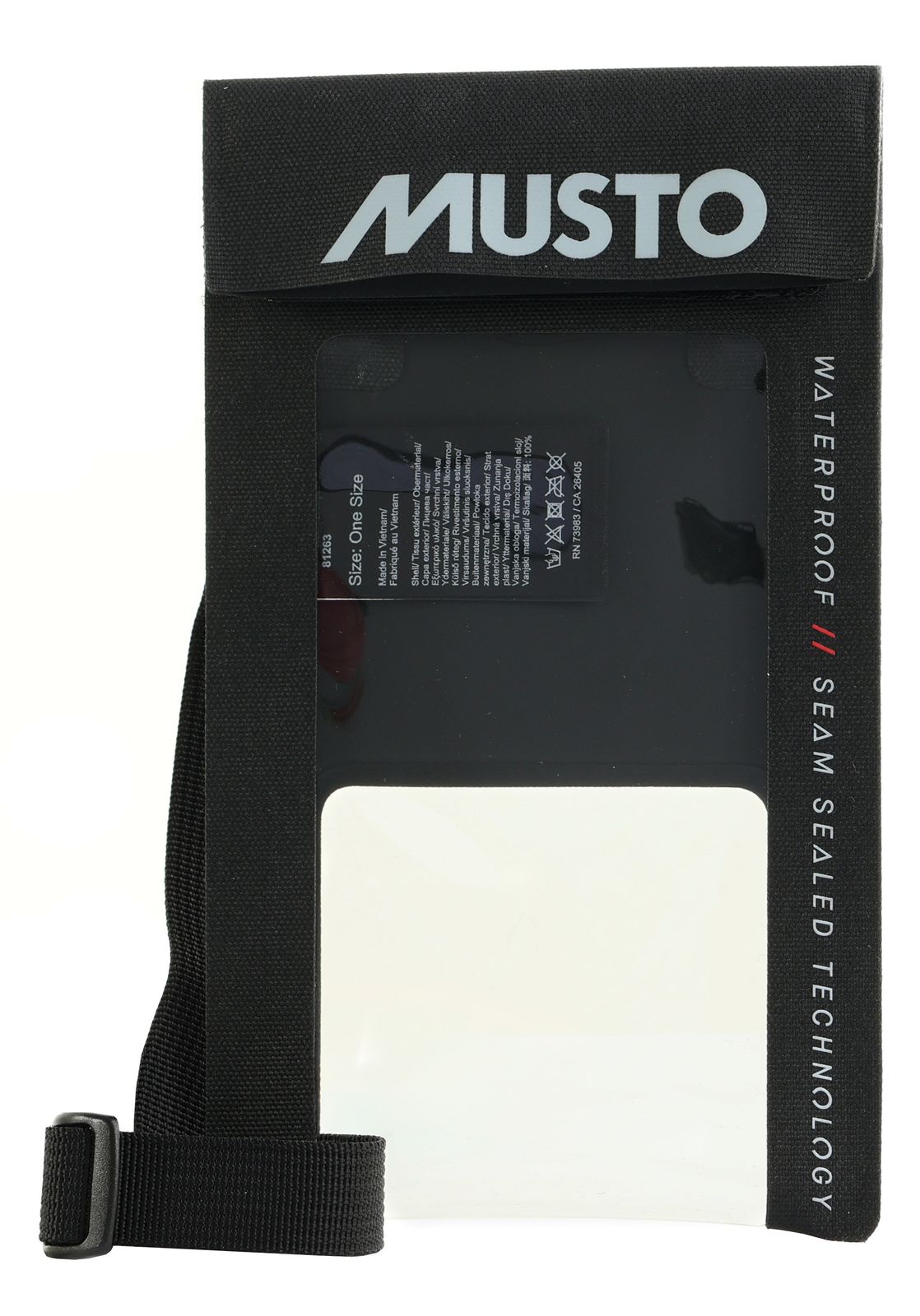 MUSTO Waterproof Phone Case Black