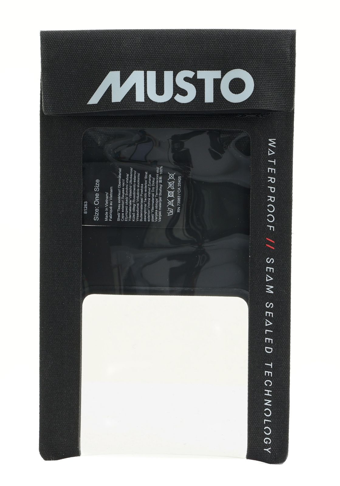 MUSTO Waterproof Phone Case Black MUSTO Waterproof Phone Case Black