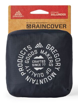 GREGORY Raincover 30 L Obsidian Black