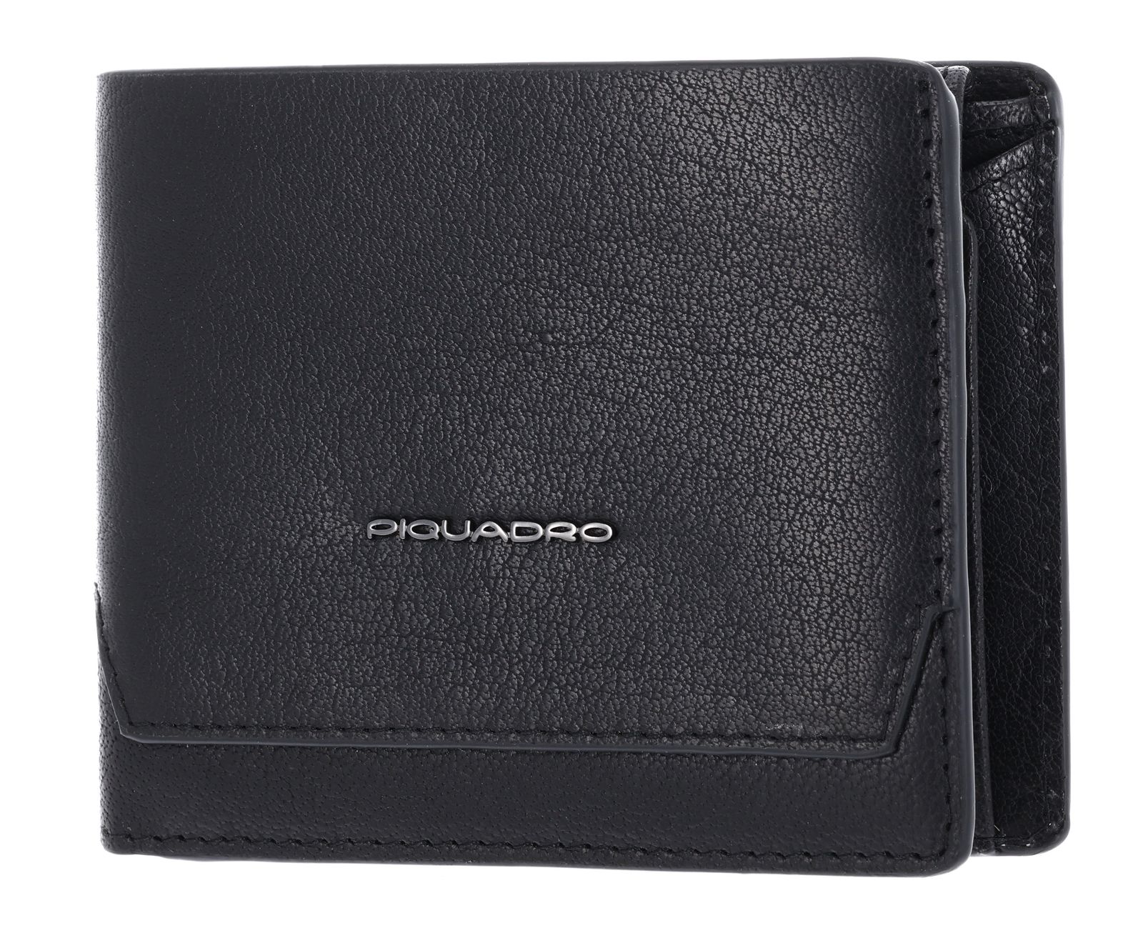 PIQUADRO Solm Men's Wallet Flip Out ID Holder RFID Nero
